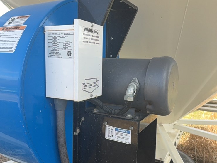 meridian-6000-bushel-hopper-bin-with-fan,-used-for-grain-only,-excellent-shape-image-23