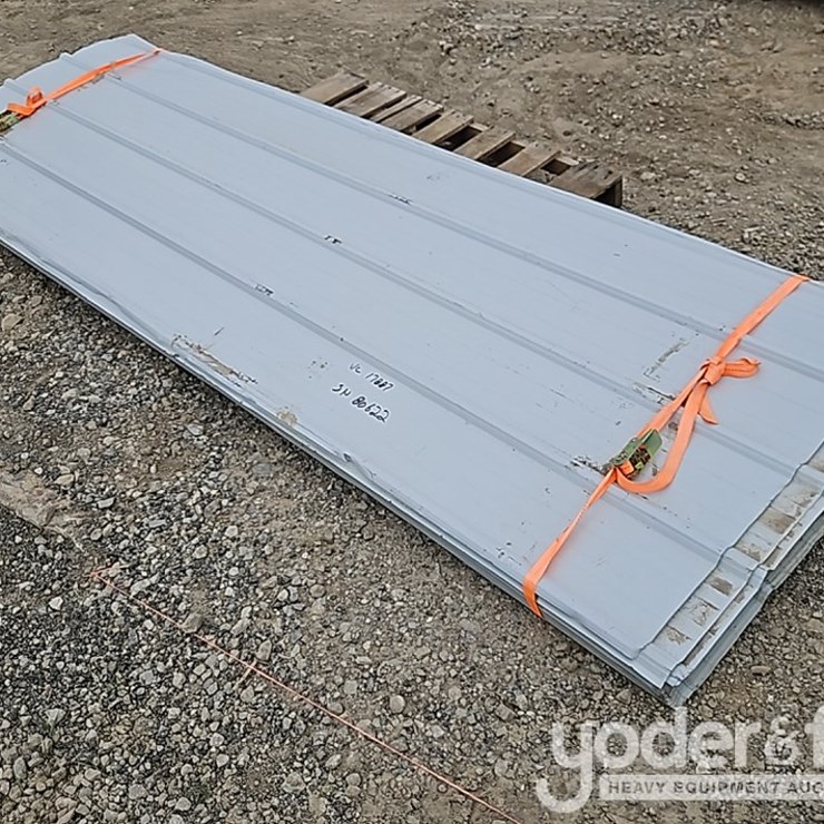 Unused 2026 SKLP SK-XH50 Structural Steel, 10’ Qty of (50) Sheets Galvalume Steel Siding Roofing