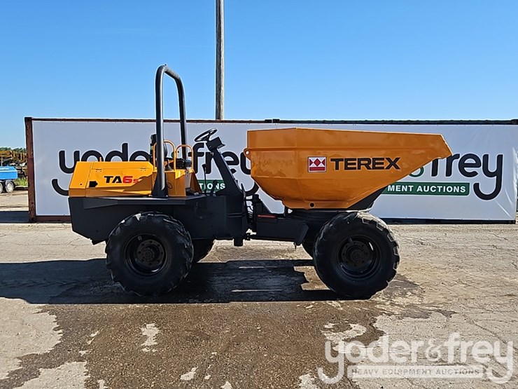 terex-6-ton-swivel-skip-dumper,-roll-bar-image-6
