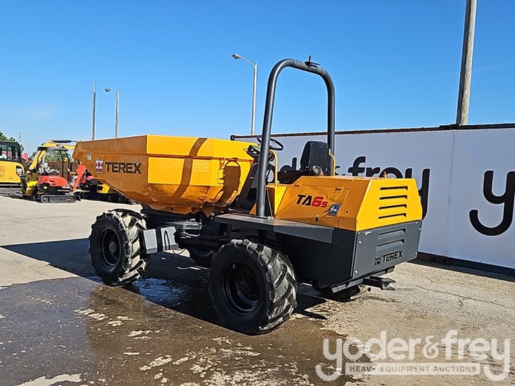 terex-6-ton-swivel-skip-dumper,-roll-bar-image-4