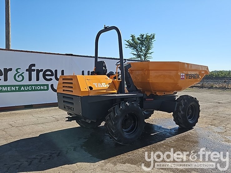 terex-6-ton-swivel-skip-dumper,-roll-bar-image-5