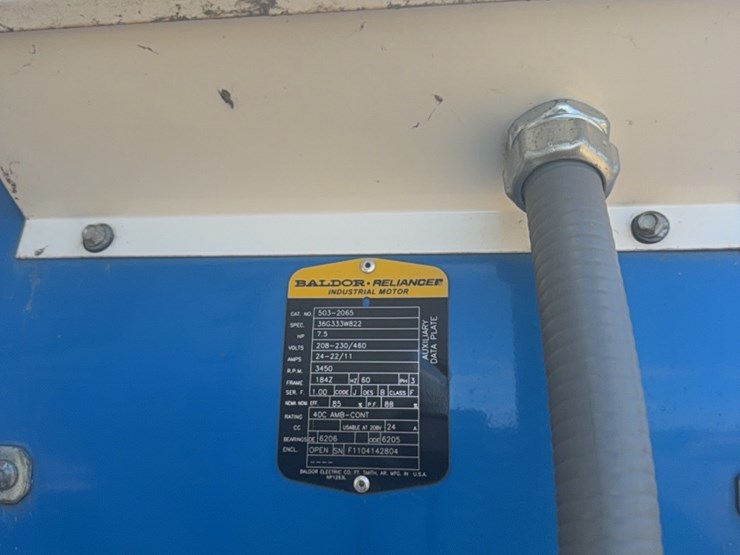 meridian-5000-bushel-hopper-bin-with-fan,-this-bin-is-designed-for-fertalizer,-however-it-has-never-had-fertilizer-in-it.-grain-only.-excellent-condition-image-10