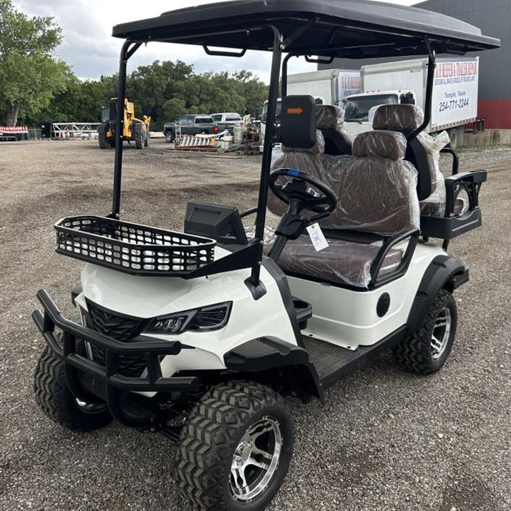 #63 • 4-Seat Electric Golf Cart - SDLGC80 - White