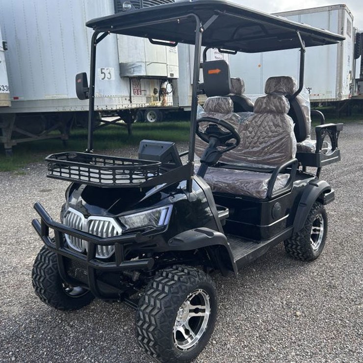 #35 • 4-Seat Electric Golf Cart - SDLGC80 - Black