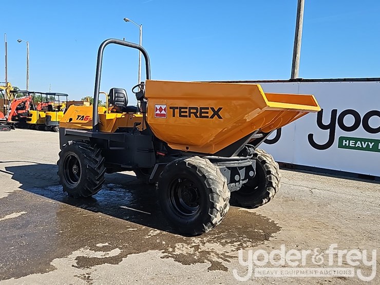 terex-6-ton-swivel-skip-dumper,-roll-bar-image-7