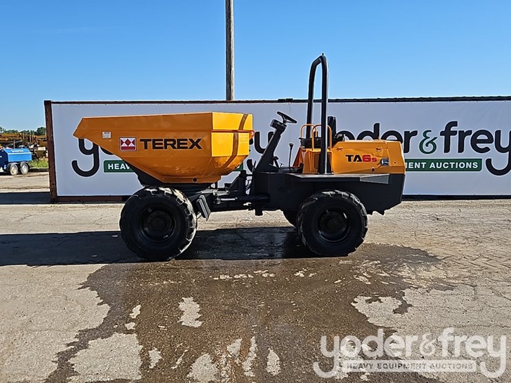 terex-6-ton-swivel-skip-dumper,-roll-bar-image-3