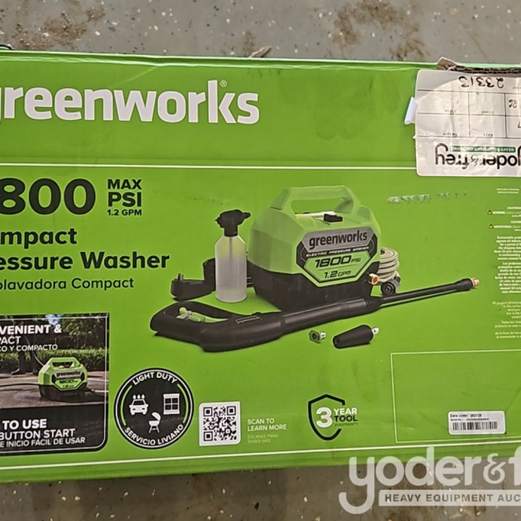 Greenworks 1800 PSI Power Washer