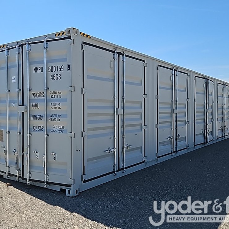 2026 40' HC Multi Door Container, 4 Doors