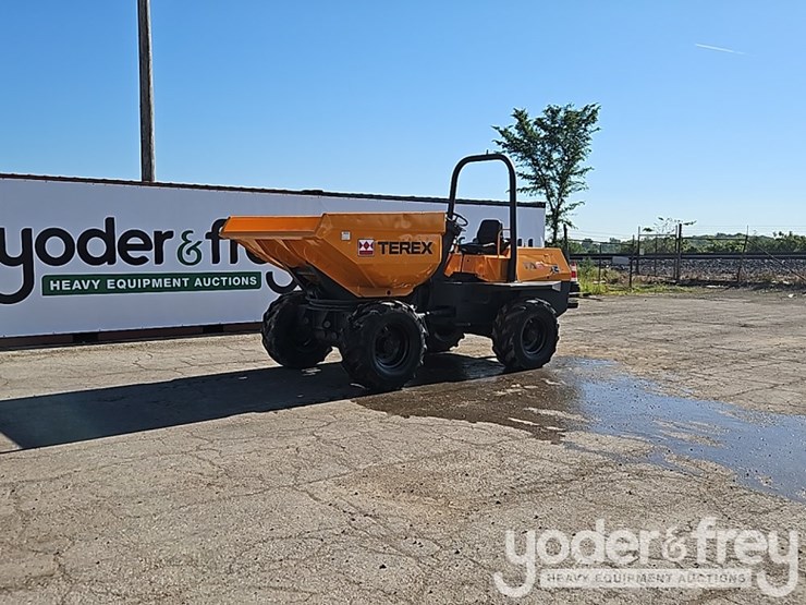 terex-6-ton-swivel-skip-dumper,-roll-bar-image-2