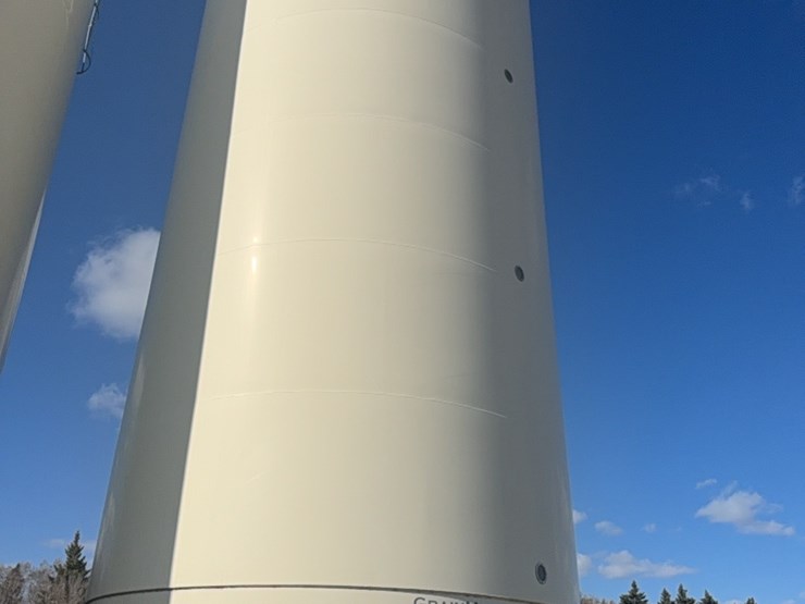 meridian-6000-bushel-hopper-bin-with-fan,-used-for-grain-only,-excellent-shape-image-19