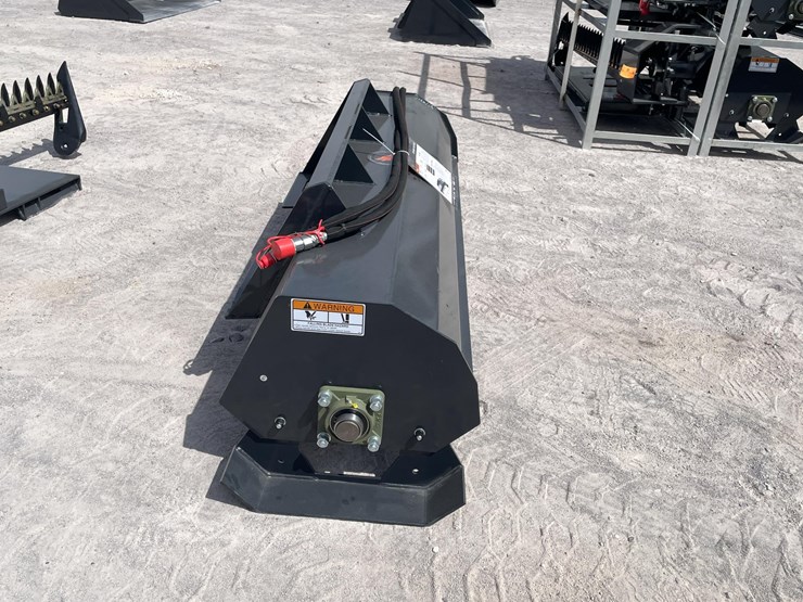 #2757-•-unused-2026-wolverine-skid-steer-hydraulic-rotary-tiller-attachment-image-4
