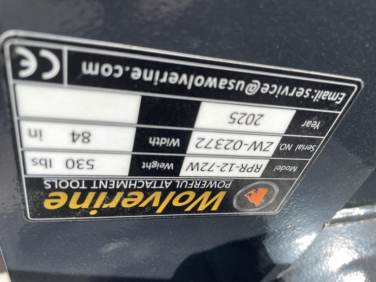 #2767-•-unused-2026-wolverine-skid-steer-ripper-attachment-image-9