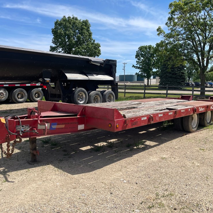 #6159 • 2002 Talbert 24' Deck Over Tag Trailer