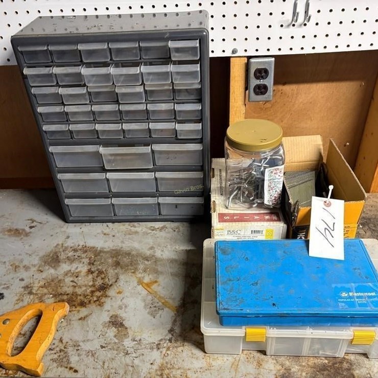 Bolt Bin, Framing Nails & other hardware