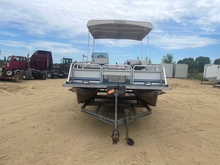 #2000-•-1991-playbuoy-20'-pontoon-with-trailer-(has-wi-title)-image-2