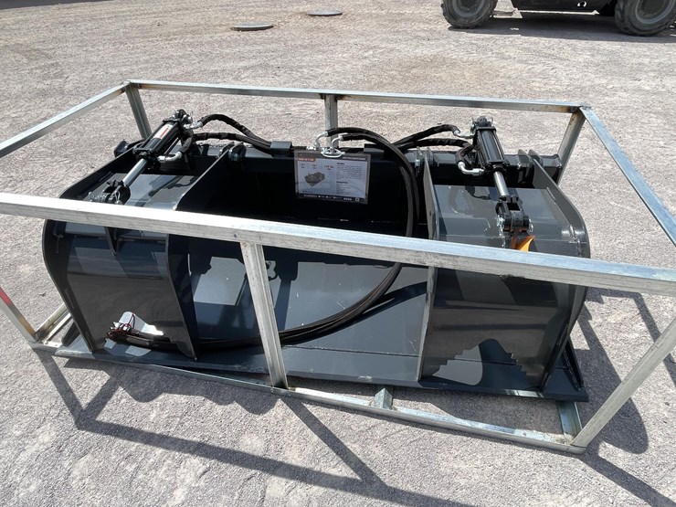 #2763-•-unused-2026-wolverine-skid-steer-grapple-bucket-attachment-image-5