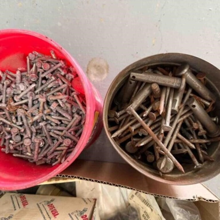 box of misc. nuts, bolts