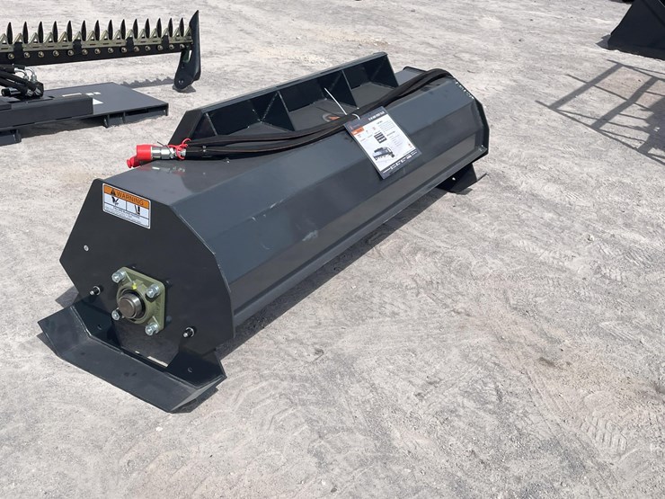 #2756-•-unused-2026-wolverine-skid-steer-hydraulic-rotary-tiller-attachment-image-4