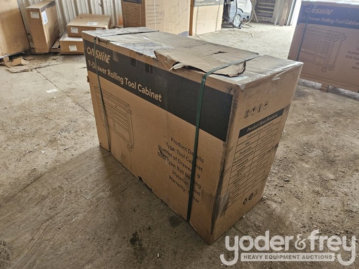 unused-onshine-9-drawer-rolling-tool-cabinet-image-4