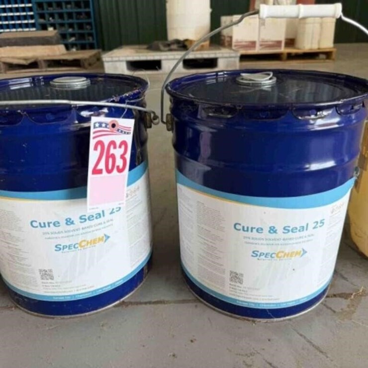 2-5-gallon cans of Sure & Seal 25