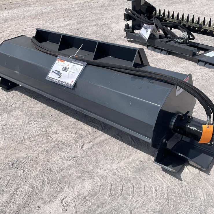 #2753 • Unused 2026 Wolverine Skid Steer Hydraulic Rotary Tiller Attachment