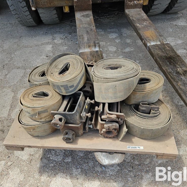 Trailer Tie Down Straps W/Winches