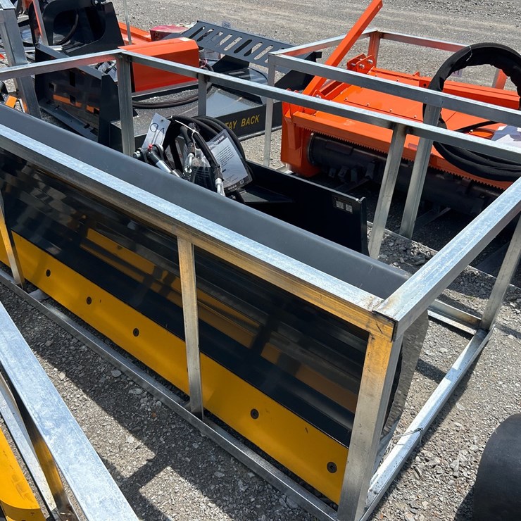 #90 • 6-WAY 84” HYDRAULIC SKID STEER DOZER BLADE