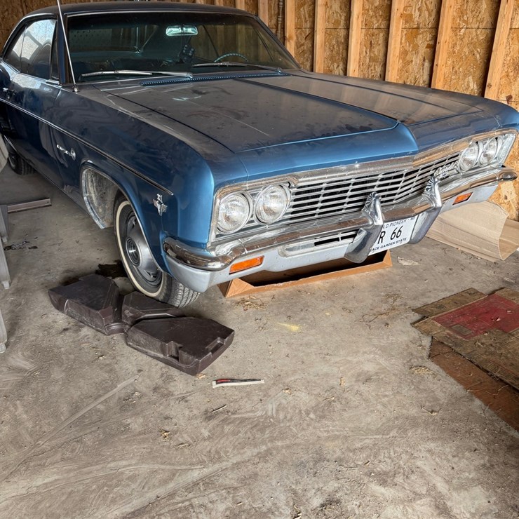 1966 Chevy Impala, one owner only, 2  door hardtop, 327, 2 speed power glide, engine and transmission are untouched and original, 150,000 miles, car has been completely gone through, imaculate condition, always inside, no rodents, all original car