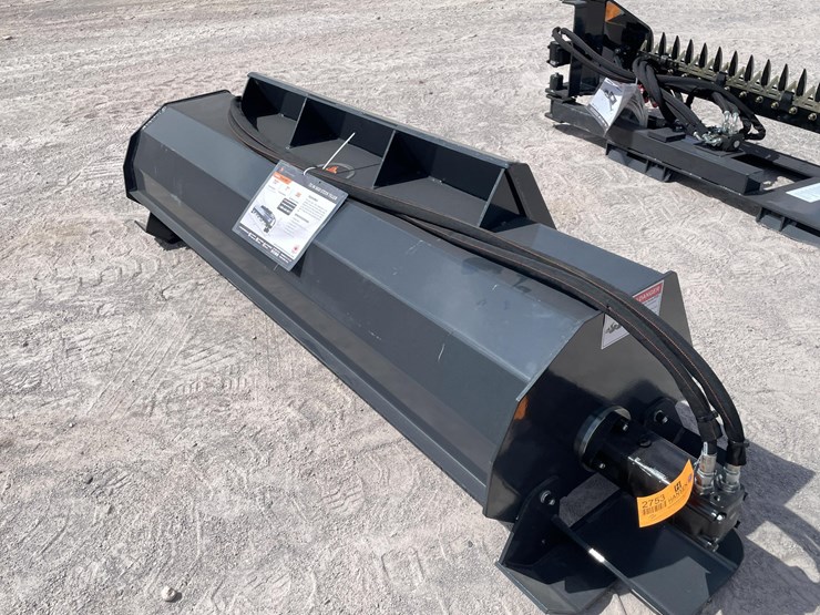 #2753-•-unused-2026-wolverine-skid-steer-hydraulic-rotary-tiller-attachment-image-12