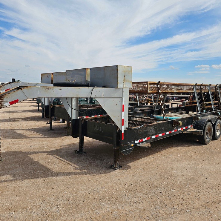 2018 STEWART WELDING 24’ X 6.5’ T/A GOOSENECK TOOL TRAILER