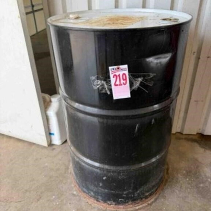 55-gallon steel drum oil