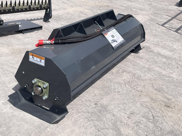#2755-•-unused-2026-wolverine-skid-steer-hydraulic-rotary-tiller-attachment-image-4