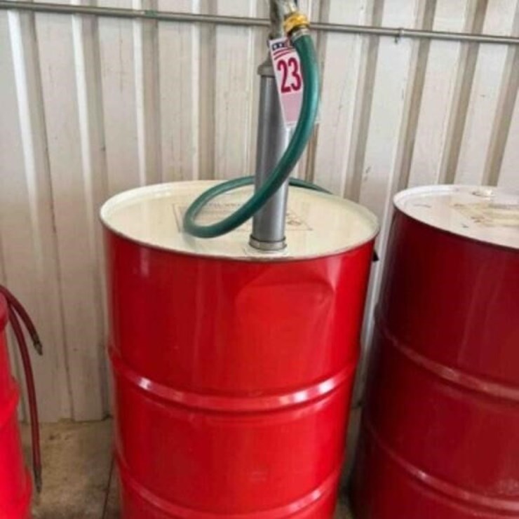 55-gallon steel drum oil