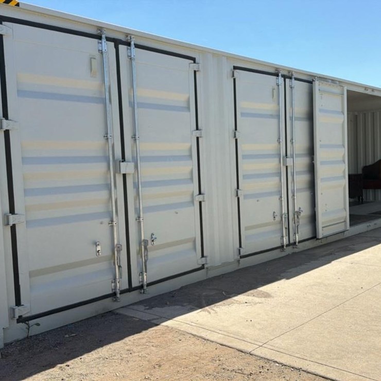 #4009 • 40' High Cube Multi-Door Shipping Container