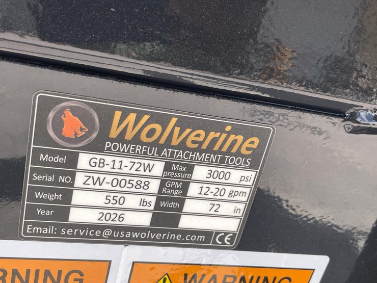 #2762-•-unused-2026-wolverine-skid-steer-grapple-bucket-attachment-image-11