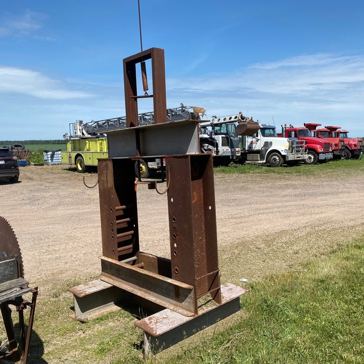 #7065 • Heavy Duty Shop Made Press (Deerbrook, WI)