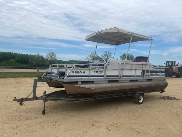 #2000-•-1991-playbuoy-20'-pontoon-with-trailer-(has-wi-title)-image-1