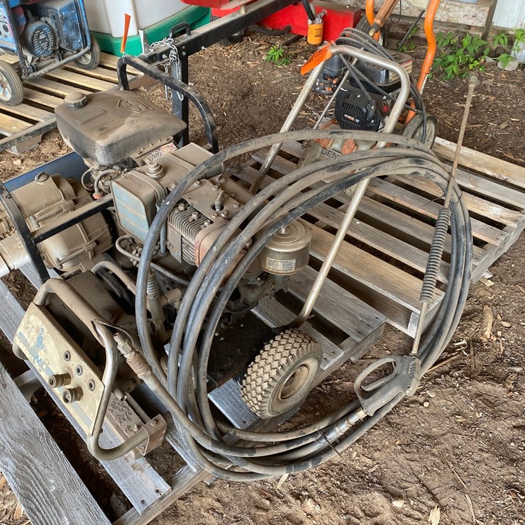 #7073 • Baumac Gas Powered Pressure Washer (Deerbrook, WI)