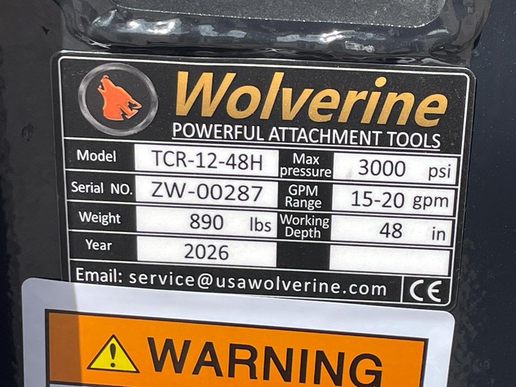 #2759-•-unused-2026-wolverine-skid-steer-trencher-attachment-image-11