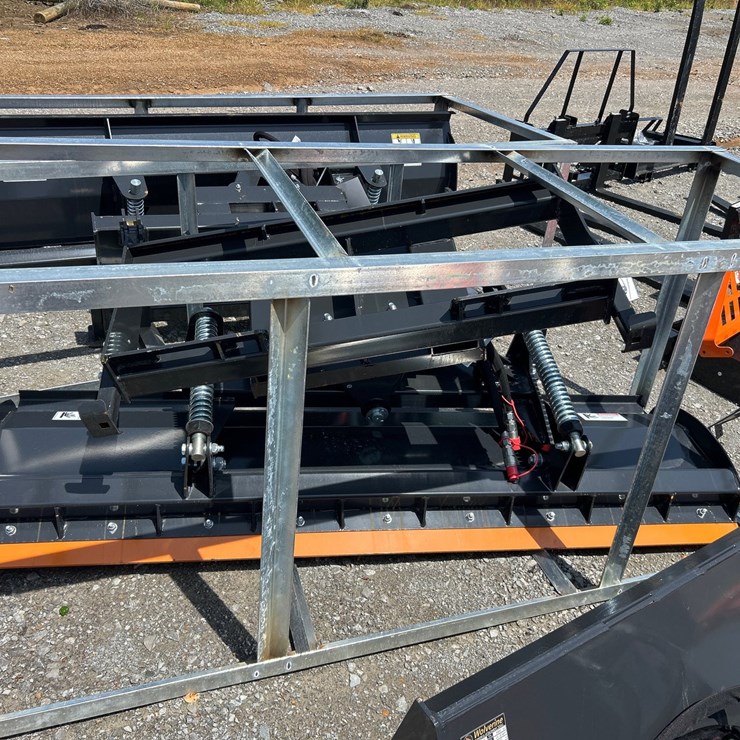 #87 • 84” SKID STEER HYDRAULIC ANGLE BLADE