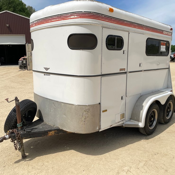 #513 • 1988 Kiefer Built Horse Trailer (No Title)