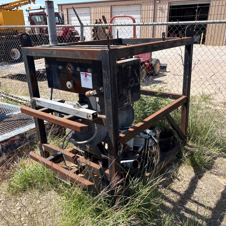 Bearing service & supply 5’ x 3.5’ pneumatic grease injection skid