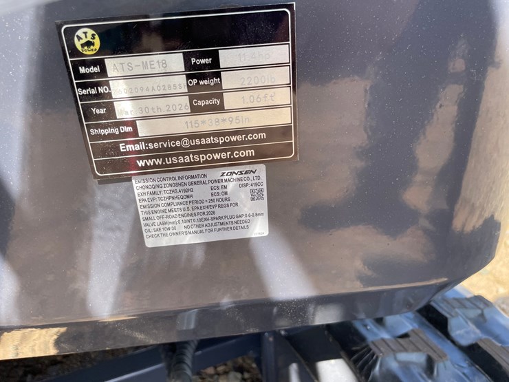 #2029-•-unused-2026-ats-mini-excavator-image-10