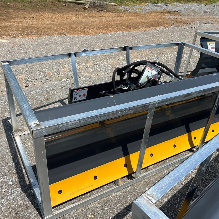 #89 • 6-WAY 84” HYDRAULIC SKID STEER DOZER BLADE