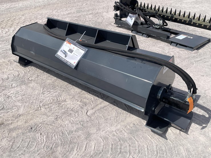 #2754-•-unused-2026-wolverine-skid-steer-hydraulic-rotary-tiller-attachment-image-2