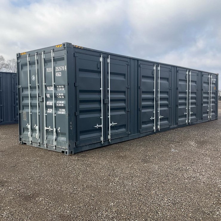 #4000 • One Trip 40' High Cube Multi-Door Shipping Container