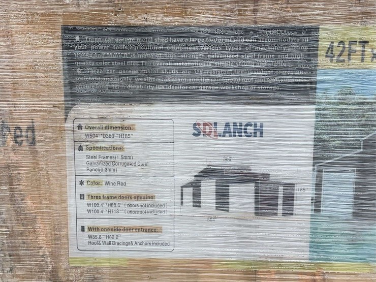 sdlanch-sdl4230tgms-42ft-x-30ft-triple-garage-metal-shed-kit-image-3
