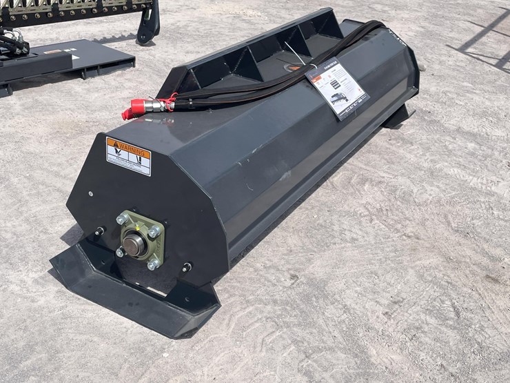#2753-•-unused-2026-wolverine-skid-steer-hydraulic-rotary-tiller-attachment-image-3