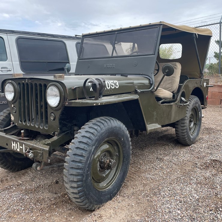 #221 • 1946 Willys CJ-2A Jeep (Has a NM Title)
