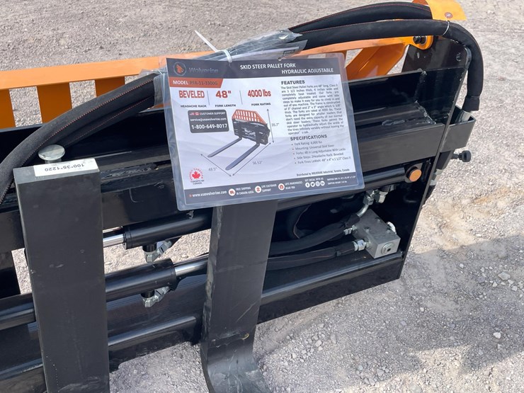 #2777-•-unused-2026-wolverine-adjustable-hydraulic-pallet-fork-attachments-image-9